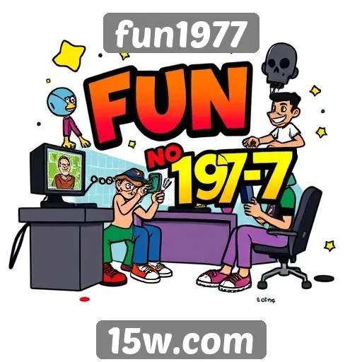 Jovens gamers encontram diversão no site fun1977